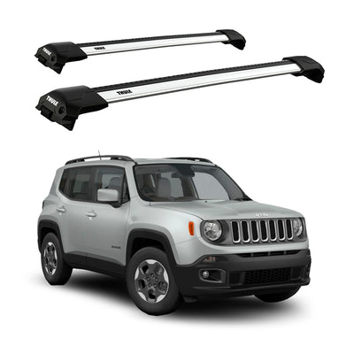 Rack Thule Wingbar Edge Jeep Renegade c/ longarinas 15 -