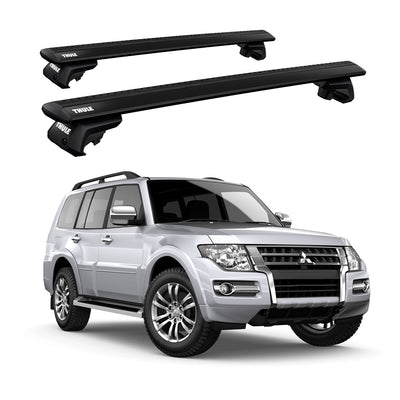 Rack Thule Wingbar Evo Mitsubishi Pajero c/ Longarina 07 -