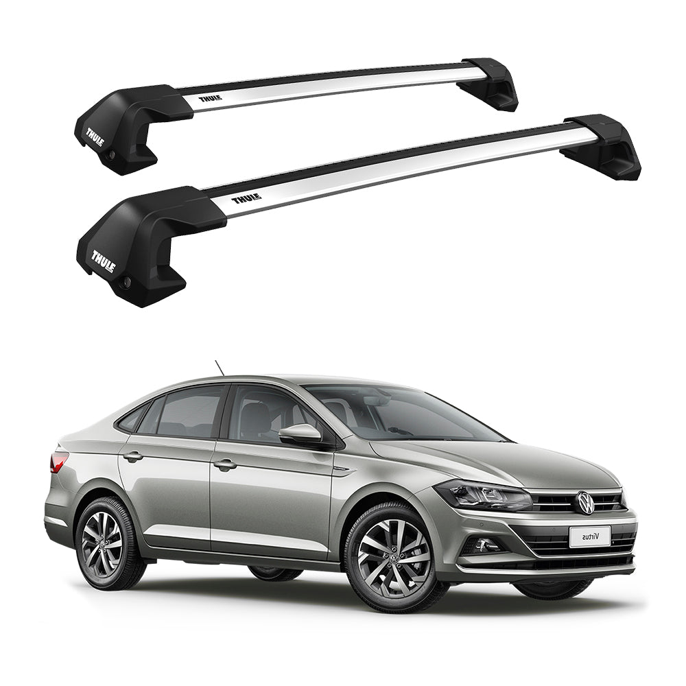 Rack Thule WingBar Edge em Alumínio VW Virtus 2018 -