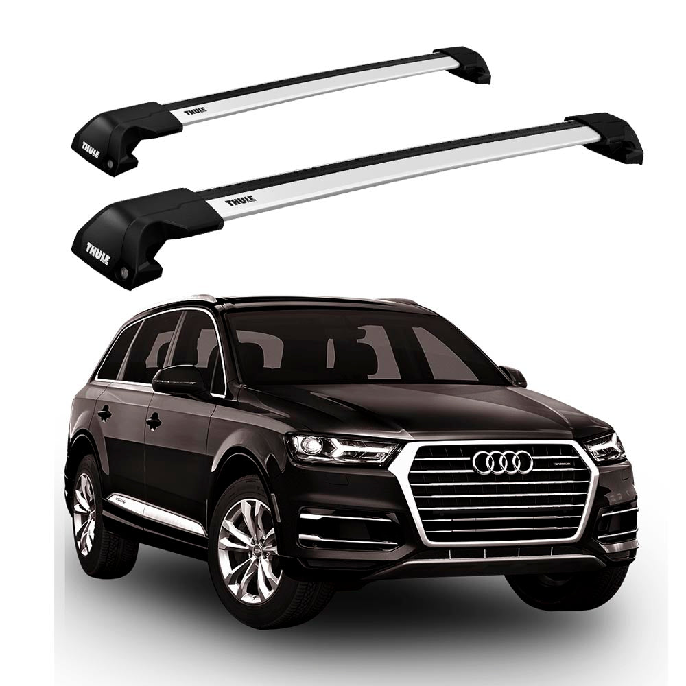 Rack Thule Wingbar Edge Audi Q5 c/ trilhos embutidos 17 -