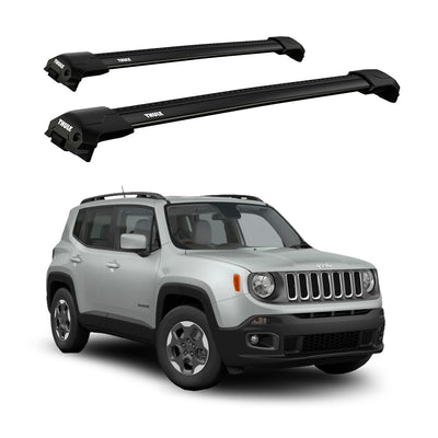 Rack Thule Wingbar Edge Jeep Renegade c/ longarinas 15 -