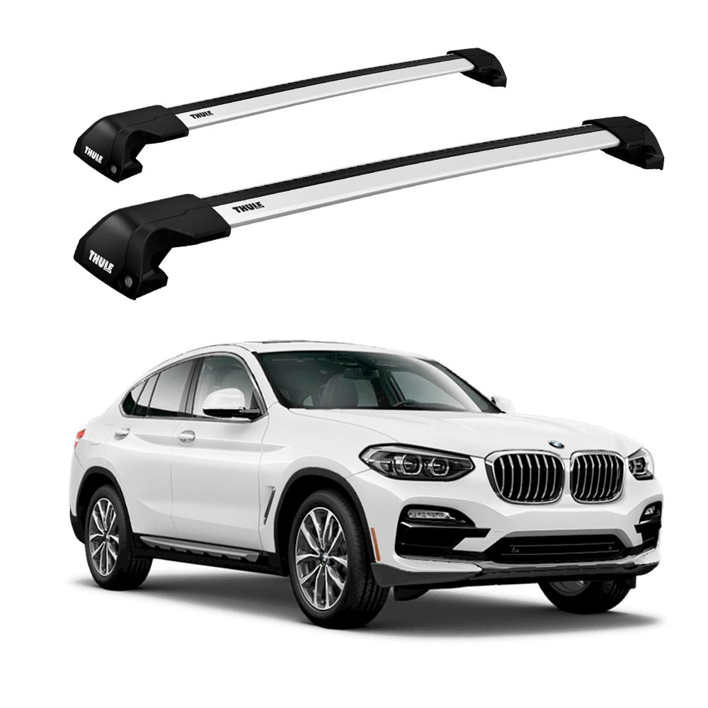 Rack Thule Wingbar Edge BMW X4 c/ trilhos embutidos 19 -