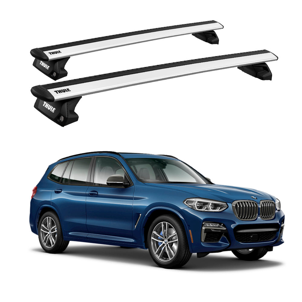 Rack Thule Wingbar Evo BMW X3 c/ trilhos embutidos 18 -