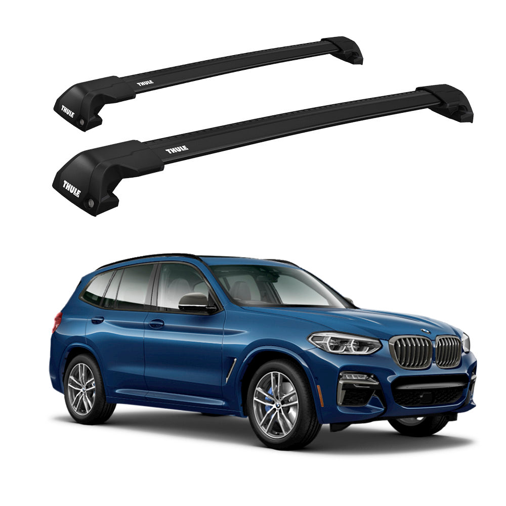 Rack Thule Wingbar Edge BMW X3 c/ trilhos embutidos 18 -